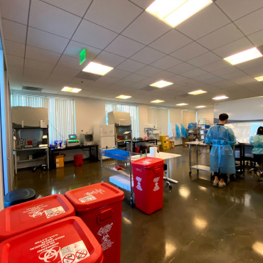 Lab testing with licensed scientists 1