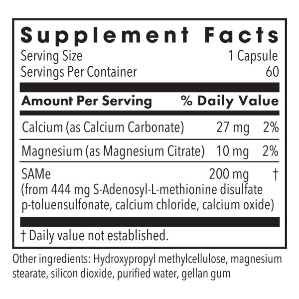 Metabolic Maintenance® SAMe 200 mg
