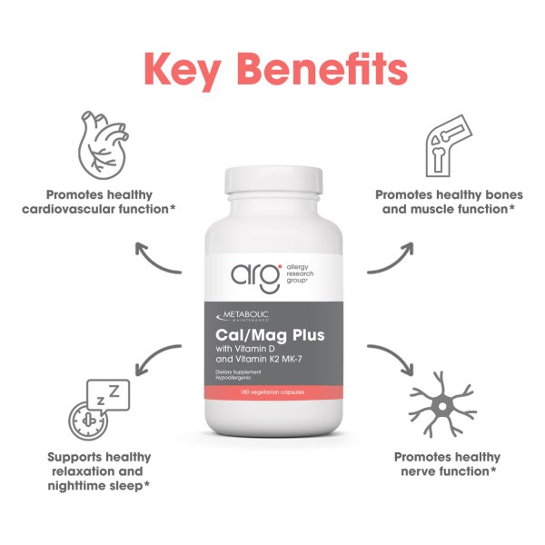 Metabolic Maintenance® Cal/Mag Plus with Vitamin D and K2 MK-7