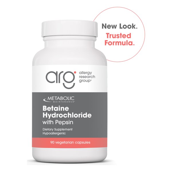Metabolic Maintenance® Betaine Hydrochloride with Pepsin