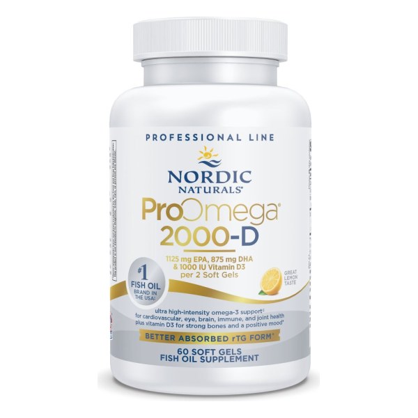 ProOmega 2000-D Soft Gels / 60 Count - Lemon