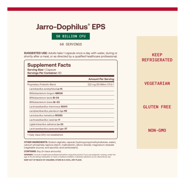 Jarro-Dophilus® Ultra Gut Rescue - 50 Billion CFU (Refrigerated)