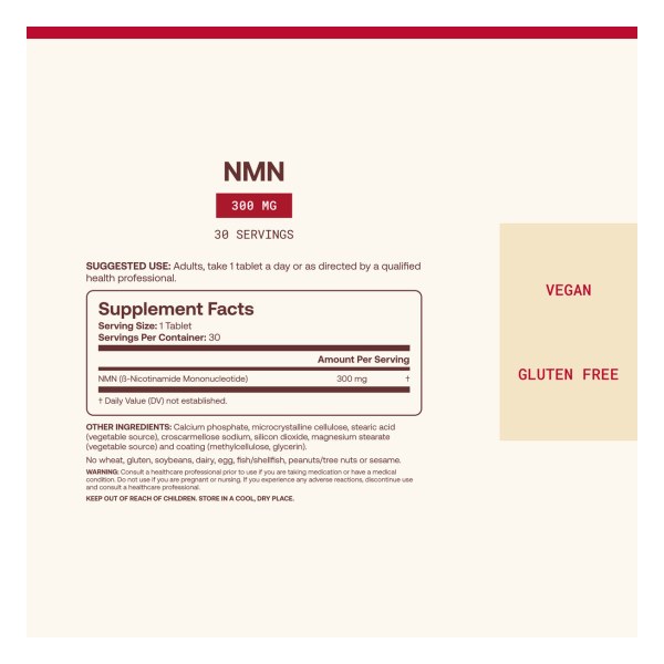NMN NAD+ Precursor, 300 mg