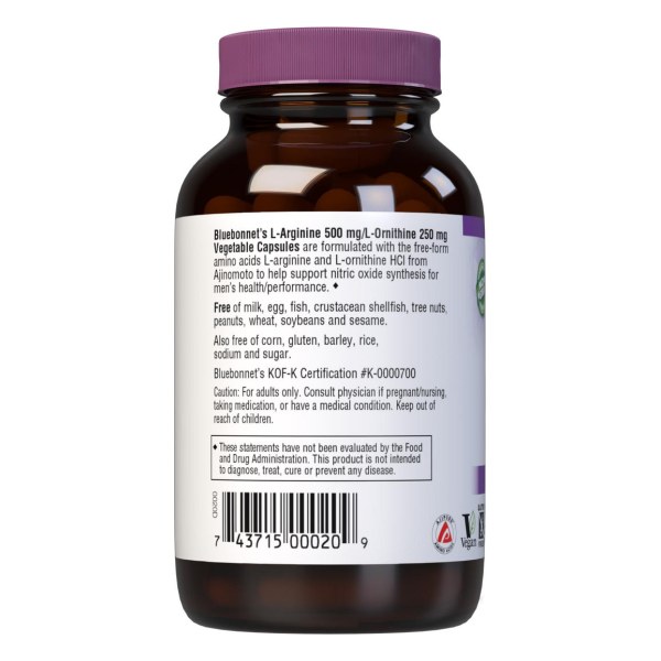 L-ARGININE L-ORNITHINE 500 mg/250 mg