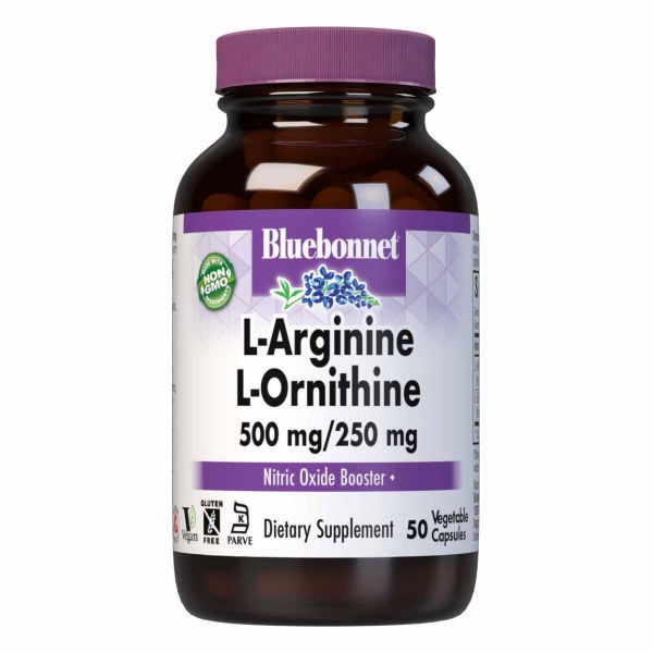 L-ARGININE L-ORNITHINE 500 mg/250 mg 50 count