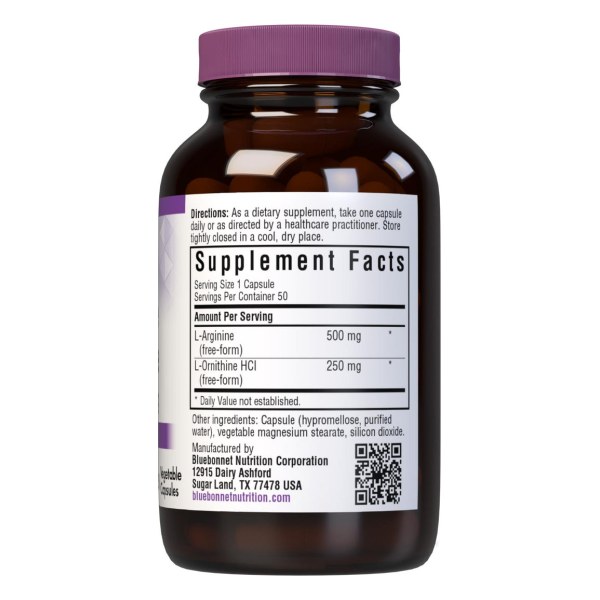 L-ARGININE L-ORNITHINE 500 mg/250 mg