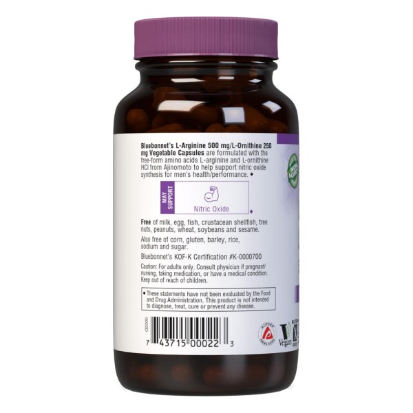 L-ARGININE L-ORNITHINE 500 mg/250 mg