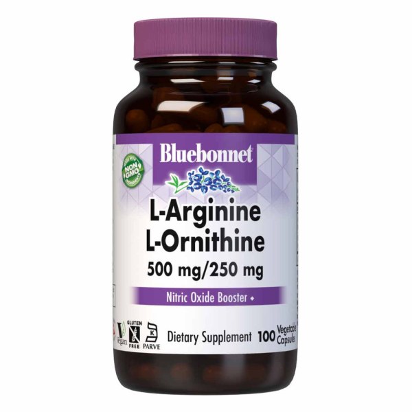 L-ARGININE L-ORNITHINE 500 mg/250 mg 100 count