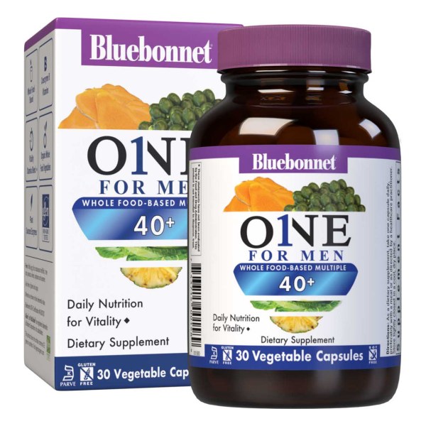 ONE FOR MEN 40+ WHOLE FOOD-BASED MULTIPLE