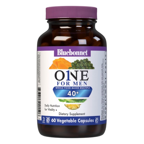 ONE FOR MEN 40+ WHOLE FOOD-BASED MULTIPLE 60 count