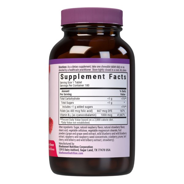 EARTHSWEET CHEWABLES VITAMIN B12 & FOLIC ACID