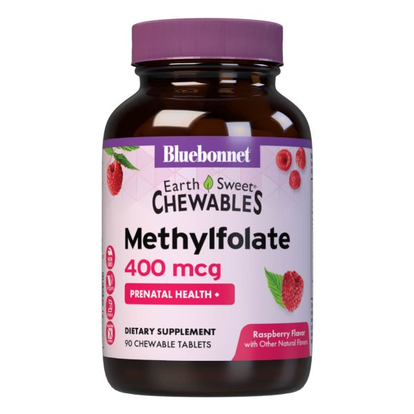 EARTHSWEET CHEWABLES CELLULAR ACTIVE METHYLFOLATE 400 mcg