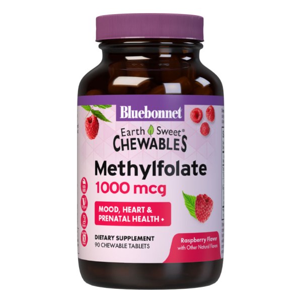 EARTHSWEET CHEWABLES CELLULAR ACTIVE METHYLFOLATE 1000 mcg