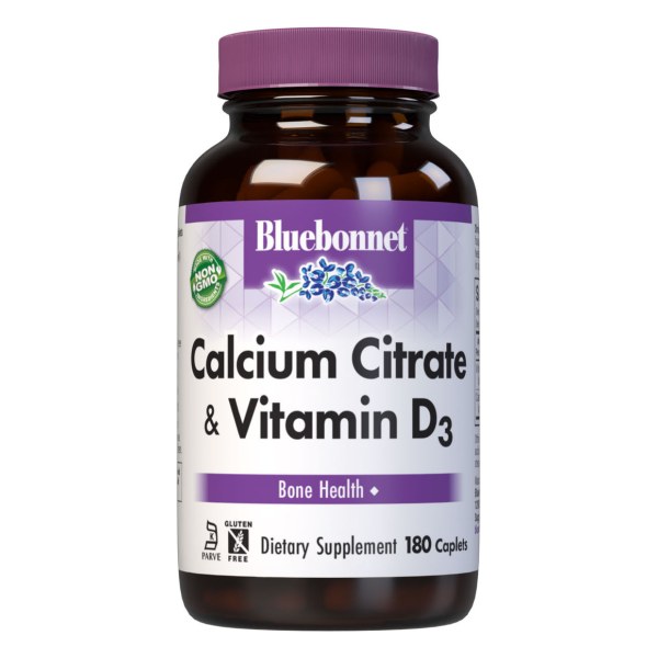 CALCIUM CITRATE & VITAMIN D3 180 count