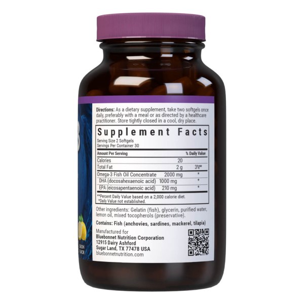 OMEGA-3 FISH OIL BRAIN HEALTH◆