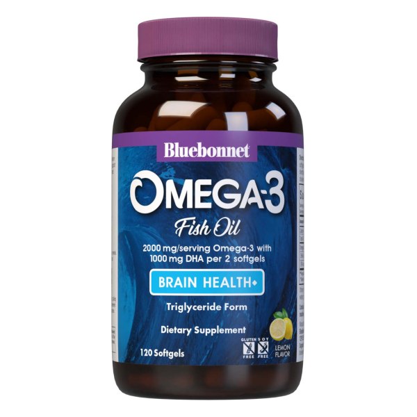 OMEGA-3 FISH OIL BRAIN HEALTH◆ 120 count