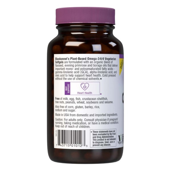 PLANT BASED OMEGA 3 • 6 • 9 1000 mg