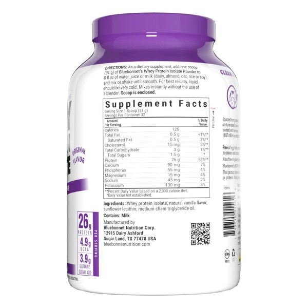 WHEY PROTEIN ISOLATE POWDER