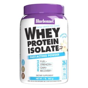 WHEY PROTEIN ISOLATE POWDER French Vanilla 1lb