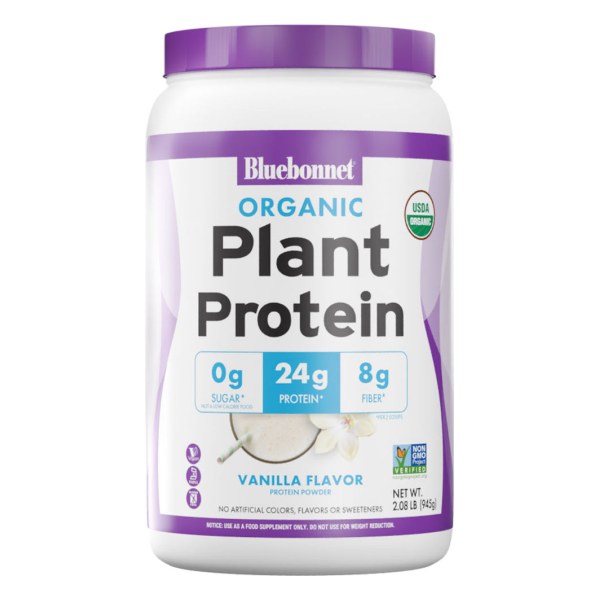 ORGANIC PLANT PROTEIN POWDER Vanilla - 2 lbs