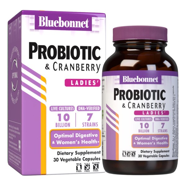 LADIES' PROBIOTIC & PREBIOTIC 10 BILLION & CRANBERRY