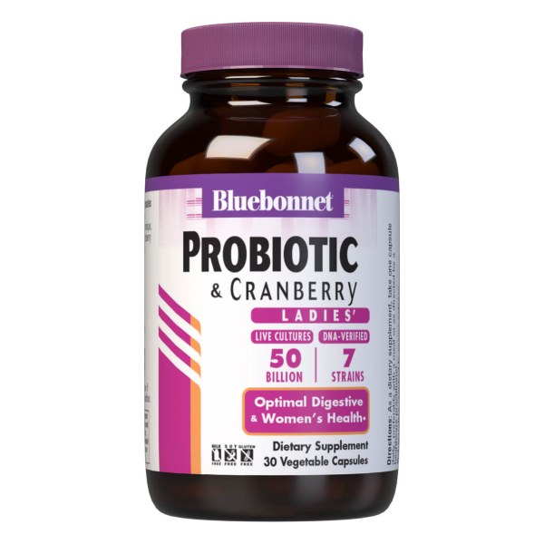 LADIES' PROBIOTIC & PREBIOTIC 50 BILLION & CRANBERRY