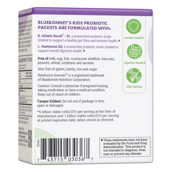 RAINFOREST ANIMALZ® KIDS PROBIOTIC