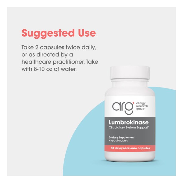 Lumbrokinase Circulatory System Support*