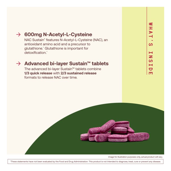 N-A-C (N-Acetyl-L-Cysteine) Sustain