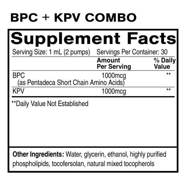 Oral Liposomal BPC + KPV