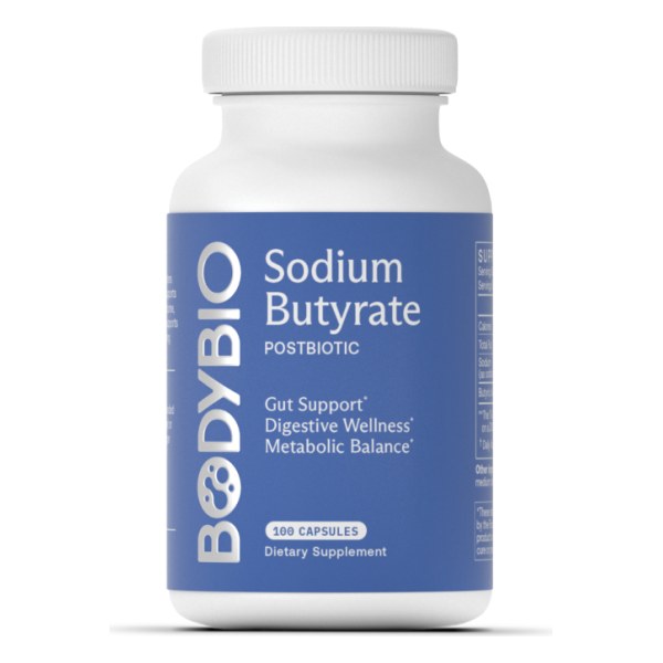 Butyrate: Gut Health Supplement 100 Capsules / Sodium