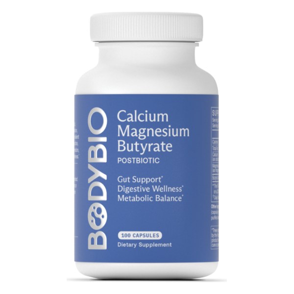 Butyrate: Gut Health Supplement 100 Capsules / Calcium Magnesium
