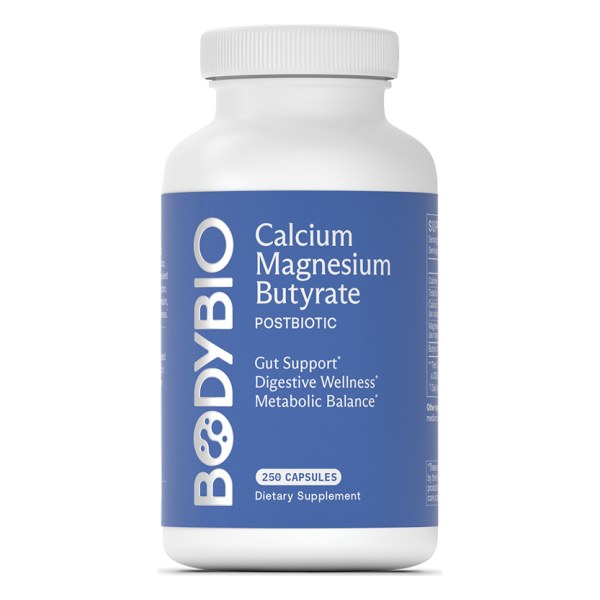 Butyrate: Gut Health Supplement 250 Capsules / Calcium Magnesium