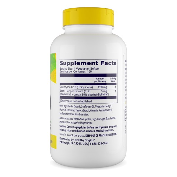 Enhanced CoQ10 (BioPerine®) 200mg