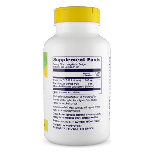 Enhanced CoQ10 (BioPerine®) 200mg