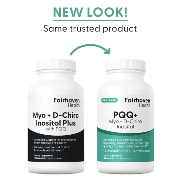 PQQ+ Myo + D-Chiro Inositol