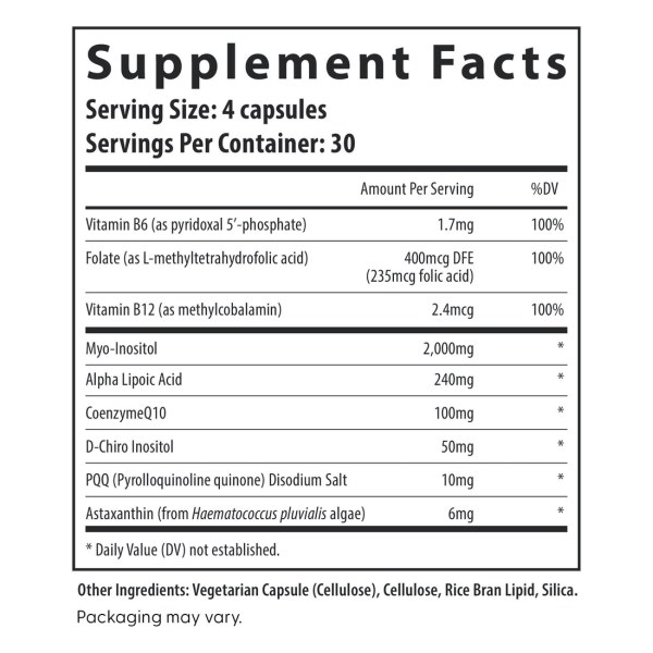 PQQ+ Myo + D-Chiro Inositol