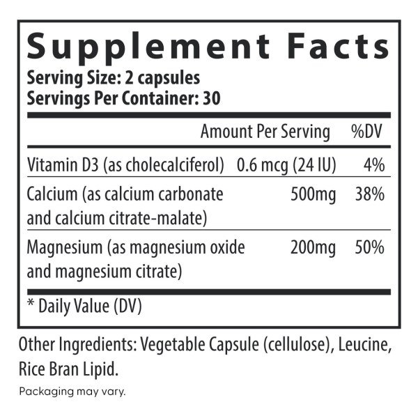 Calcium + Magnesium
