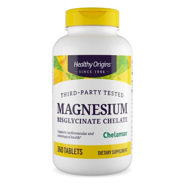 Magnesium Bisglycinate Chelate 360 Tablets