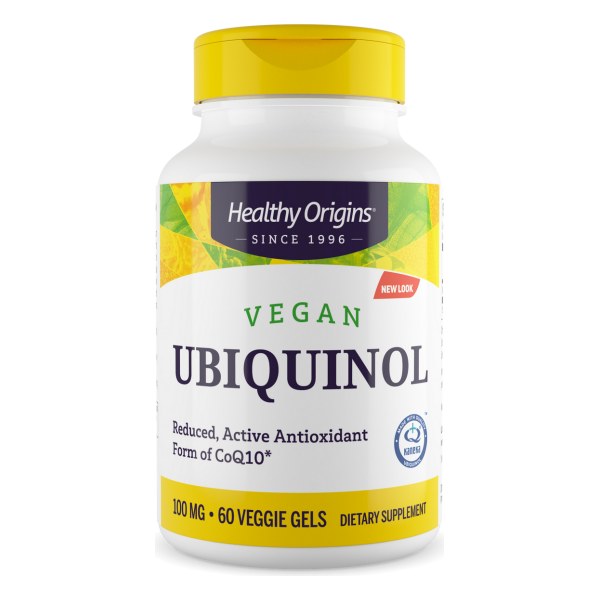 Ubiquinol (Vegan) 100 mg ( Active form of CoQ10)