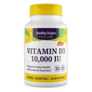 Vitamin Dз (with MCT Oil) 10,000 IU 120 Softgels