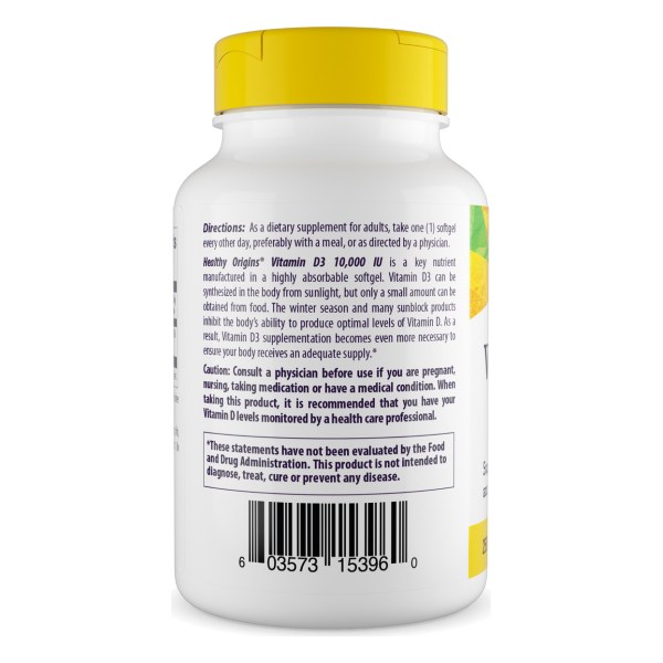 Vitamin Dз (with MCT Oil) 10,000 IU