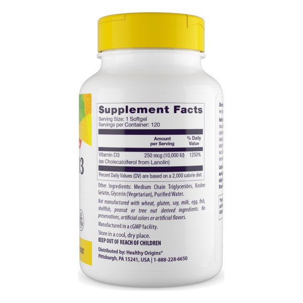 Vitamin Dз (with MCT Oil) 10,000 IU
