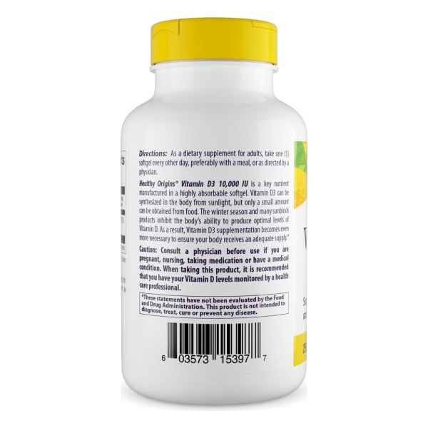 Vitamin Dз (with MCT Oil) 10,000 IU