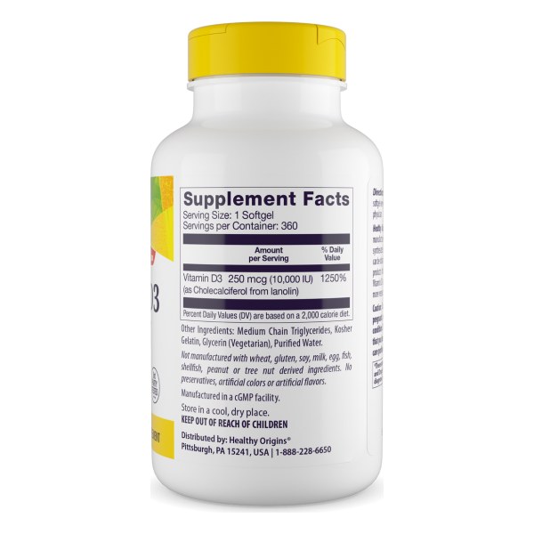 Vitamin Dз (with MCT Oil) 10,000 IU