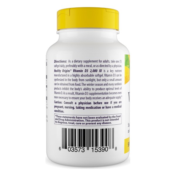 Vitamin Dз (with MCT Oil) 2,000 IU