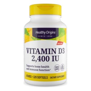 Vitamin Dз (with MCT Oil) 2,400 IU 120 Softgels