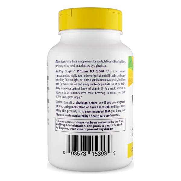 Vitamin Dз (with MCT Oil) 5,000 IU