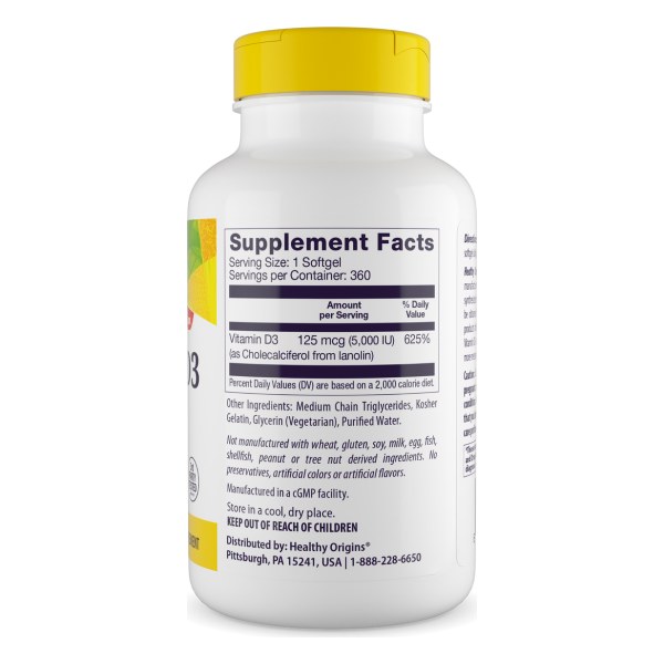 Vitamin Dз (with MCT Oil) 5,000 IU