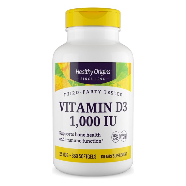 Vitamin Dз (with MCT Oil) 1,000 IU 360 Softgels